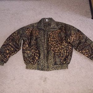Silk “bomber” jacket